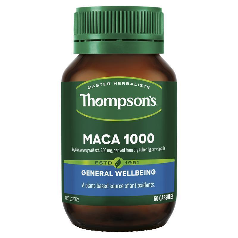 Thompsons Maca 1000 60 Capsules - QVM Vitamins™
