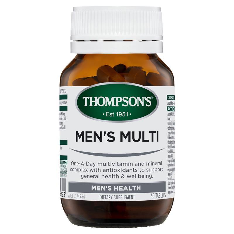 Thompsons Men's Multi 60 Tablets - QVM Vitamins™