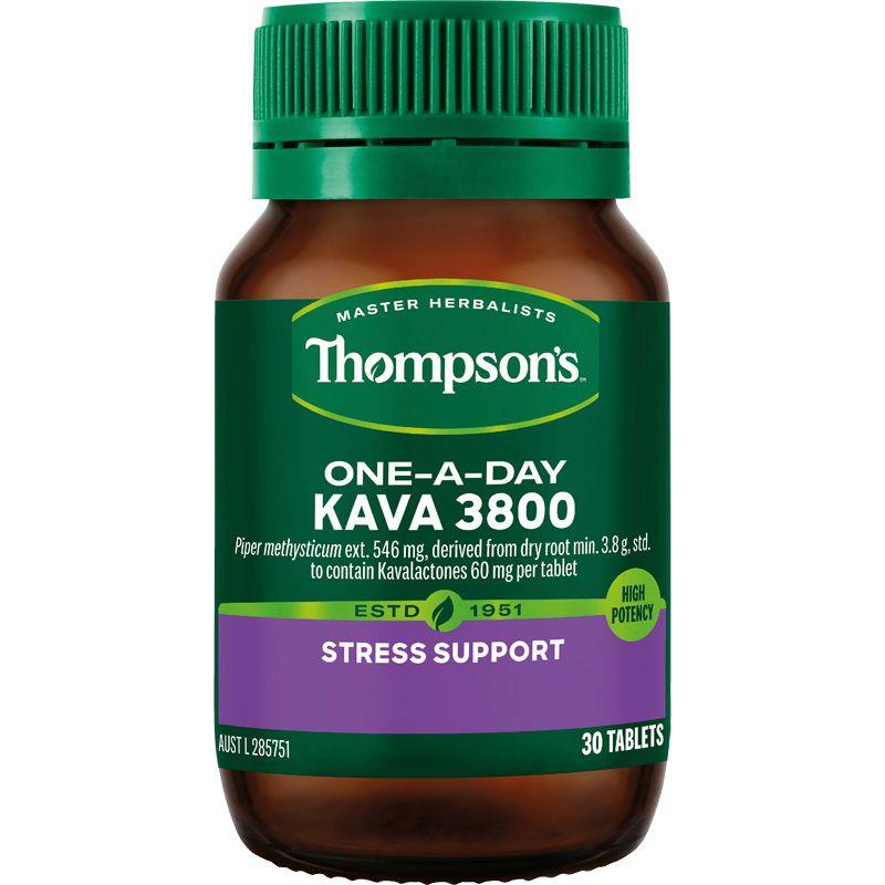 Thompsons One-A-Day Kava 3800 30 Tablets - QVM Vitamins™