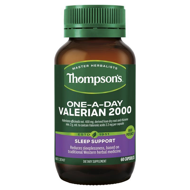 Thompsons One-A-Day Valerian 2000mg 60 Capsules - QVM Vitamins™