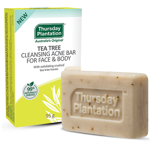 Thursday Plantation Cleansing Acne Bar For Face and Body 95g - QVM Vitamins™