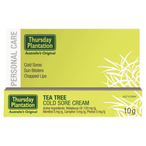 Thursday Plantation Cold Sore Cream 10g - QVM Vitamins™