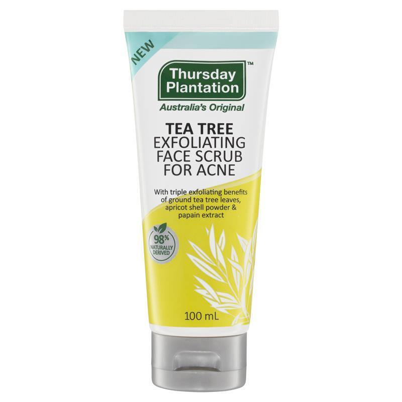 Thursday Plantation Exfoliating Face Scrub For Acne 100ml - QVM Vitamins™