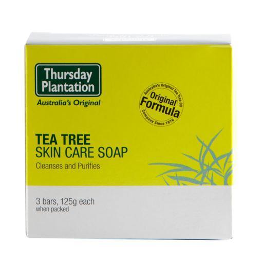 Thursday Plantation Tea Tree Soap 3 Bars x 125g - QVM Vitamins™