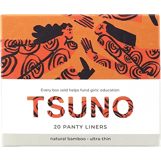 Tsuno Panty Liners Bamboo 20 liners - QVM Vitamins™