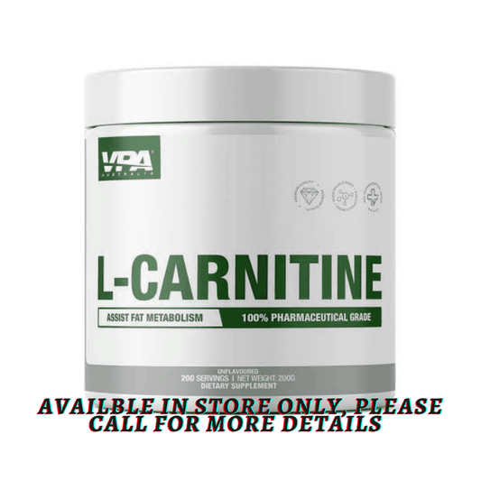 VPA L-Carnitine - 200g (200 Serves) - QVM Vitamins™