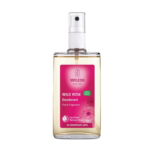 Weleda Deodorant Wild Rose (floral fragrance) Spray 100ml - QVM Vitamins™