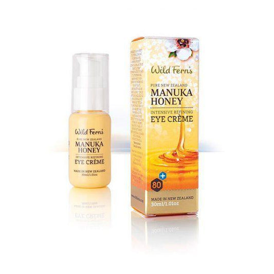 Wild Ferns Manuka Honey Intensive Refining Eye Crème 30ml - QVM Vitamins™