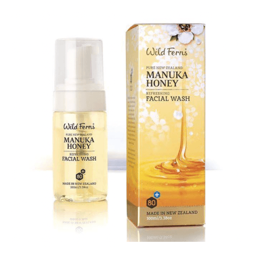 Wild Ferns Manuka Honey Refreshing Facial Wash 100ml - QVM Vitamins™
