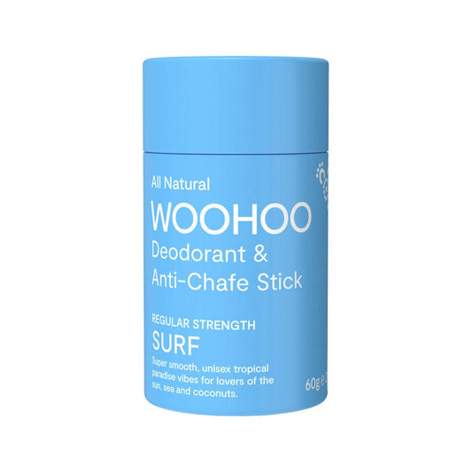 Woohoo Deodorant and Anti-Chafe Stick Surf 60g - QVM Vitamins™