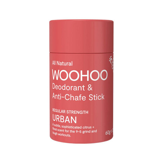 Woohoo Deodorant and Anti-Chafe Stick Urban 60g - QVM Vitamins™